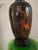 Beautiful Vintage Lacquerware Vase with gold fish on black lacquer finish. It is at least 60 year old and has been in my...