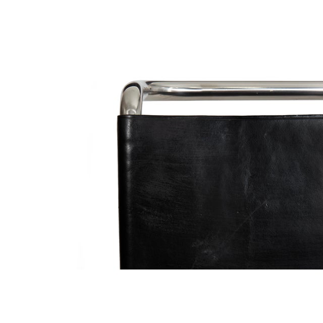 Chrome Mid Century Modern “Ch66" Dining Chair by Nicos Zographos For Sale - Image 8 of 16