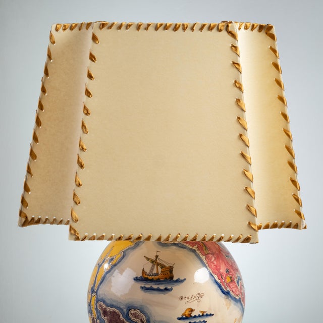 Italian Earthenware Table Lamp, 1930s For Sale - Image 6 of 10