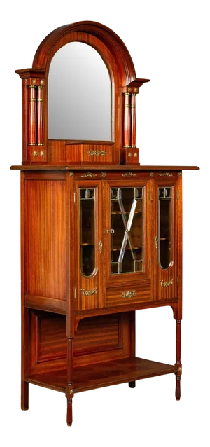 Antique Cabinet in Mahogany & Pine