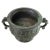 Chinese Bronze Gui Ritual Vessel, Vintage Archaic Style With Verdigris Patina and Twin Handles 3.5"h For Sale - Image 4 of 8