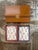New dead stock vintage GUCCI playing cards. Two decks. Never used. Gucci horsebit design with " Gucci Italy " on each card.