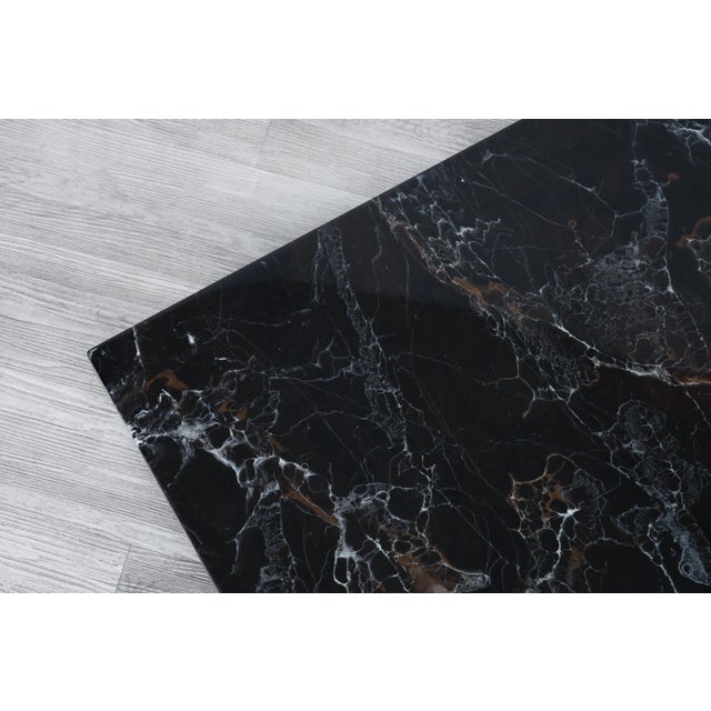 Mid-Century Italian Faux Marble Coffee Table by Willy Rizzo, 1970s For Sale - Image 9 of 11