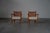 Lounge Chairs with Rattan Backrest, France, 1950s, Set of 2 For Sale - Image 4 of 18