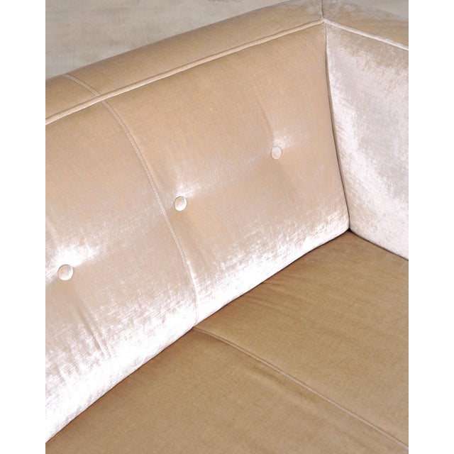 Pair of Velvet Dumont Sofas by Mitchell Gold + Bob Williams For Sale - Image 17 of 18