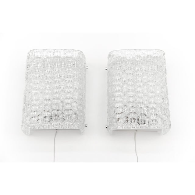Metal Space Age Bubble Glass Wall Lights, 1970s, Set of 2 For Sale - Image 7 of 14