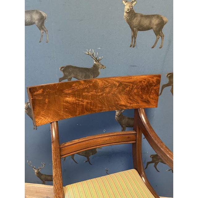 Victorian English Desk Chair in Mahogany For Sale - Image 3 of 8