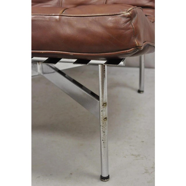 Mid 20th Century "New York" Brown Leather Lounge Chair by Katavolos Littell Kelley for Laverne For Sale - Image 5 of 12
