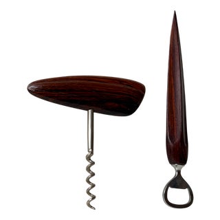 Mid-Century Danish Bar Set by Erik S. Angelo for Raadvad, 1960s, Set of 2 For Sale