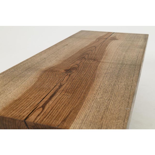 Wooden Brutalist Table by Logniture For Sale - Image 18 of 18
