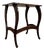Antique English Carved Mahogany Side Table, 1900s For Sale