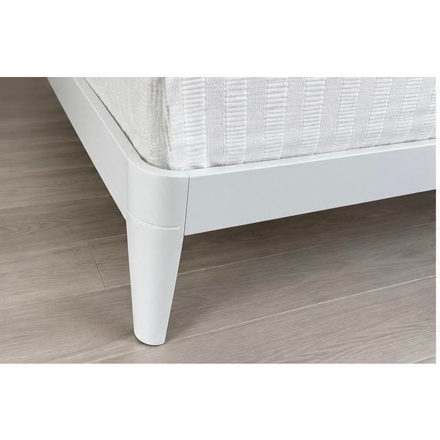 Contemporary Design Within Reach Min Queen Bed Frame White For Sale - Image 3 of 5
