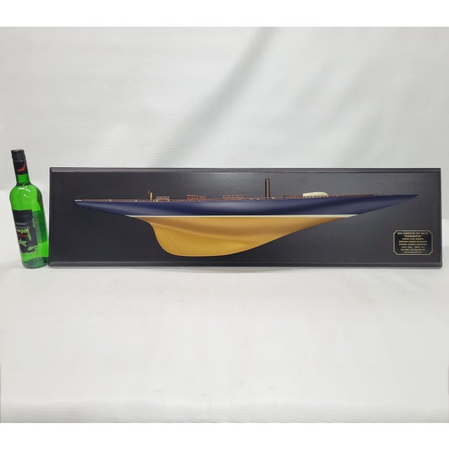 Half Model of the J Class Yacht Endeavor - Gold For Sale In Boston - Image 6 of 12