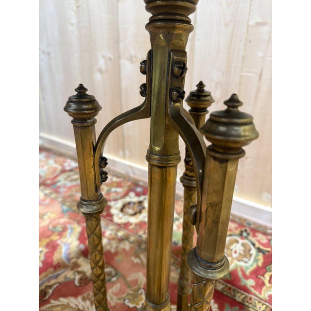 Empire Tripod Pedestal Table in Bronze For Sale - Image 5 of 8