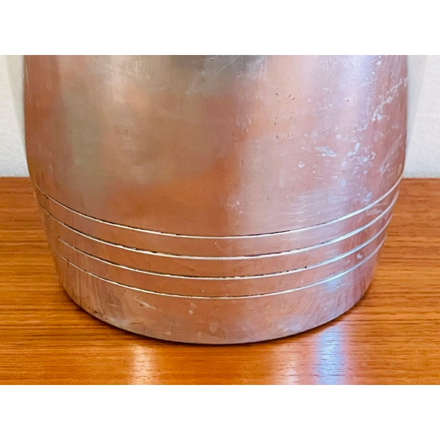 Vintage Silvered Metal Moet & Chandon Champagne Bucket by Argit, 1950s For Sale - Image 9 of 18