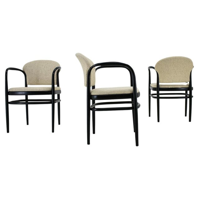 3-Dining Chairs attributed to Antonín Šuman, 1960s, Set of 3 For Sale - Image 14 of 14