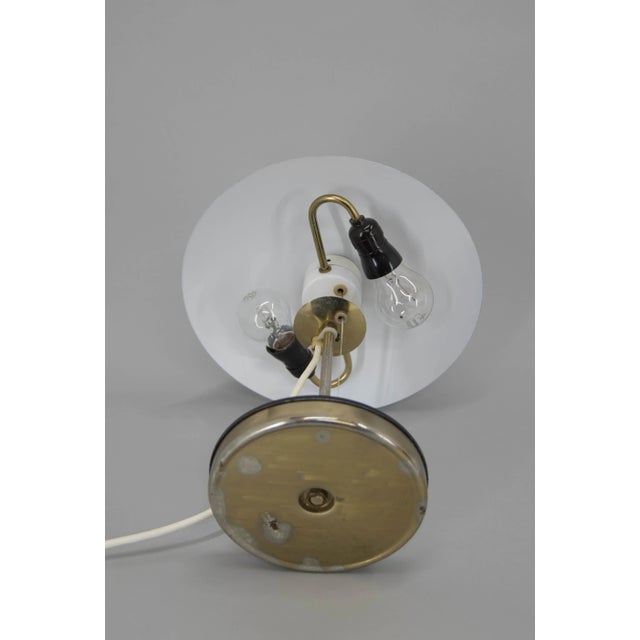 Art Deco Table Lamp, Czechoslovakia, 1950s For Sale - Image 6 of 10