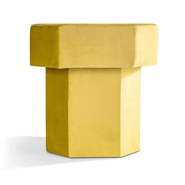 Contemporary Viva Yellow Bench by Houtique For Sale - Image 3 of 9