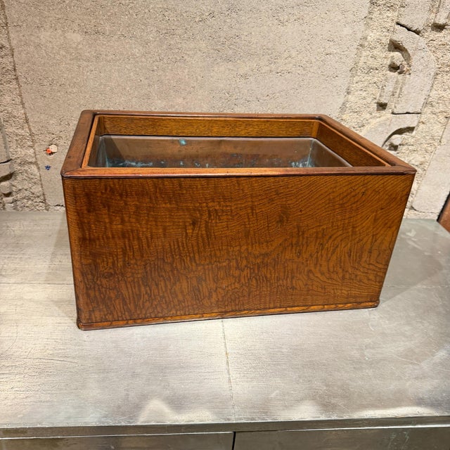 Antique Japanese Hibachi Traditional Wooden Container Box or Ice Chest For Sale - Image 11 of 11