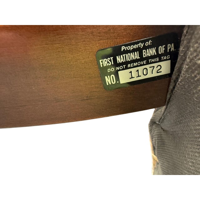 Late 20th Century Kimball Queen Anne Gooseneck Side Chair - A Pair For Sale - Image 12 of 13