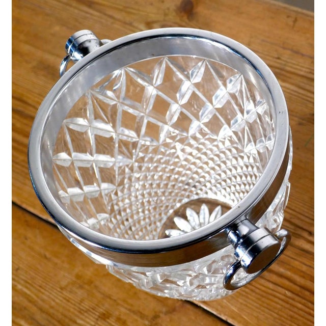 Art Deco Diamond Pattern Champaign Wine Cooler, 1920s For Sale - Image 4 of 8