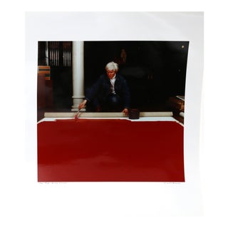 Andy Warhol Red Series Ii, Photo Portrait by Curtis Knapp For Sale