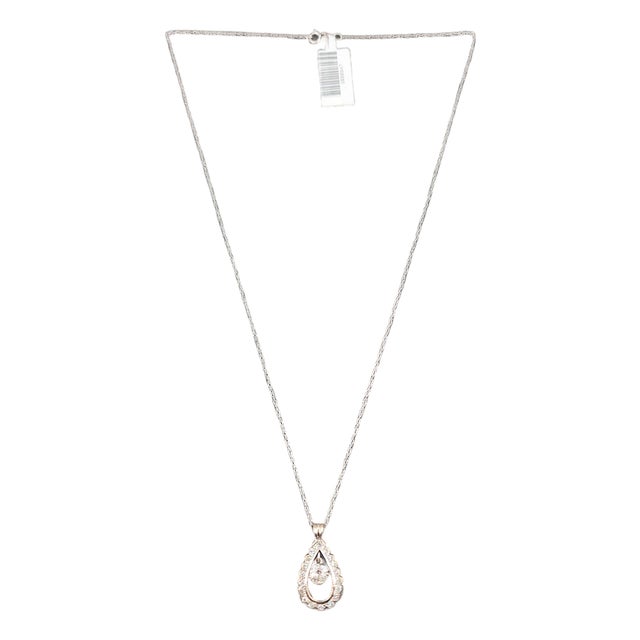 1.00 Ct Diamond Pendant For Sale