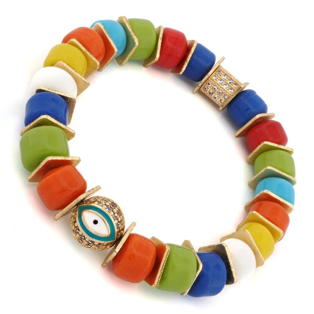 Contemporary Mystic Bloom Evil Eye Bracelet For Sale - Image 3 of 8