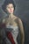 A 1958 oil on canvas portrait of Norma Carlin Kipness by Julian Courtnay Hunt (American/Florida, 1917-2014). The portrait...