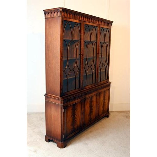 Georgian Revival Mahogany Bookcase from Bevan and Funnell, 1910s For Sale - Image 14 of 17