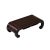 5.5" Reddish Brown Scroll Leg Rectangular Wood Display Stand Easel For Sale - Image 4 of 7