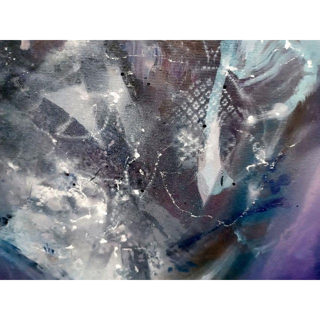 Blue Ovidiu Kloska, The Bloom of the Infinite Hour, Canvas, Framed For Sale - Image 8 of 13