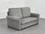 2-Seater Sofa in Gray Fabric For Sale - Image 5 of 8