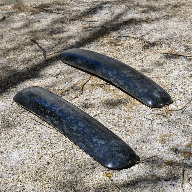 Black Robert Neuhauser, Black Diabas Sculpture, 1980s, Stone, Set of 2 For Sale - Image 8 of 18