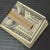 Contemporary Late 20th Century Tiffany & Co Money Clip 18 KT Gold + Sterling Silver Estate For Sale - Image 3 of 7