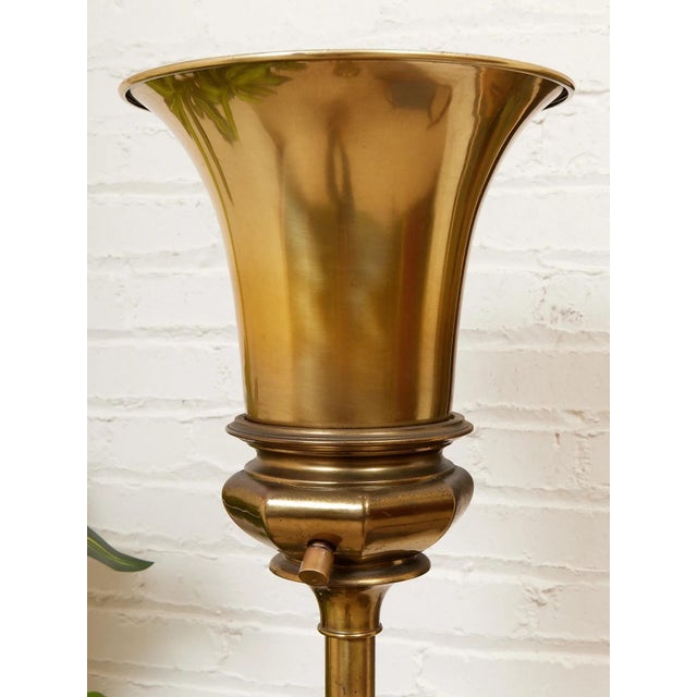 Early 20th Century Art Deco Torchiere Floor Lamp For Sale - Image 4 of 6