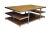 Mid 20th Century Williams Sanoma Tribeca Rosewood & Chrome Modern Tiered Coffee Cocktail Table For Sale - Image 12 of 12