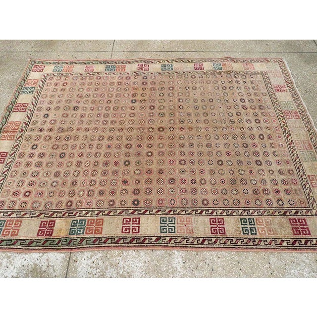 Galerie Shabab Collection Early 20th Century Indian Agra Rug For Sale In New York - Image 6 of 9