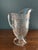 Late 19th Century Early American Pressed Glass by Us Glass Co. Valentine or “Trilby” Pattern Pitcher 1898 For Sale - Image 4 of 7