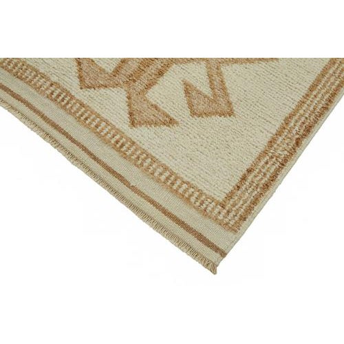Beige Bohemian Runner Rug For Sale - Image 4 of 7