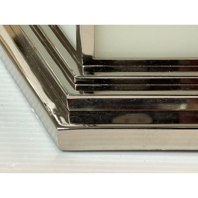 Glass Restoration Hardware Barton Flush Mount For Sale - Image 7 of 12