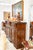 Traditional (One of a Kind) Italian Walnut Tuscan Sideboard With Inlaid Panel Doors & Brass Hardware For Sale - Image 3 of 3