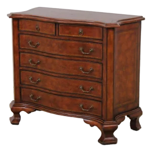 Maitland Smith Leather Wrapped Bachelors Chest