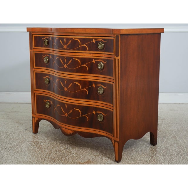 Age: Approx. 30 Years Old Details: Gorgeous Highly Inlaid Satinwood on Mahogany Rare Model Refinished Top Key Locking w....