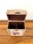 Vintage Hand Painted Faux Bois Two-Bottle Wine Storage Chest For Sale In West Palm - Image 6 of 9