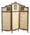 Baroque Screen in Gilt and Lacquered Wood For Sale
