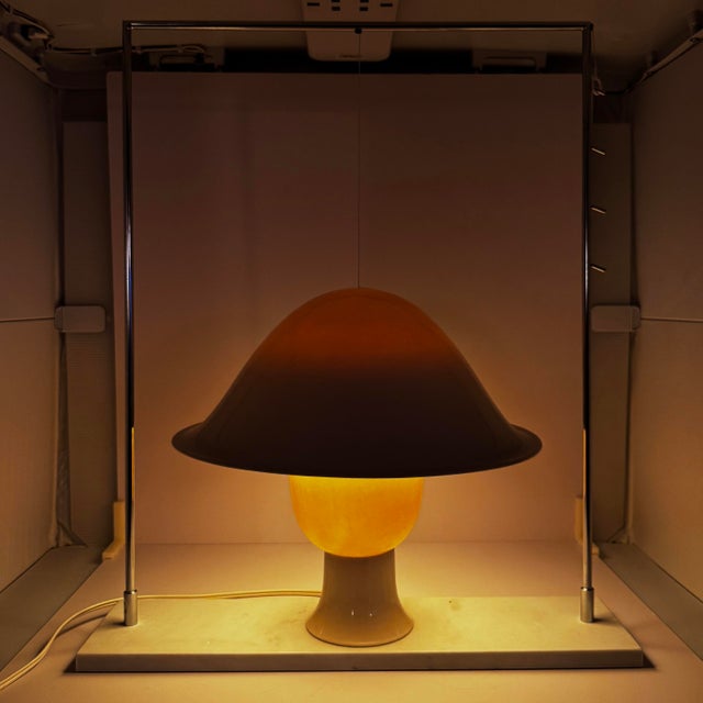 White Signed Limited Edition Passaggi Table Lamp by Andrea Branzi for Design Gallery Milano For Sale - Image 8 of 12