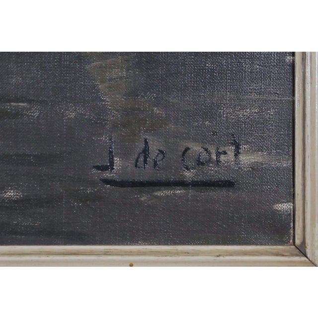 Jules, De Cort ships, Oil on Canvas, Framed For Sale - Image 9 of 11