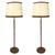Mid-Century Modern Floor Lamps in Leather and Parchment, Germany, 1960, Set of 2 For Sale - Image 10 of 10