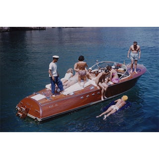 Slim Aarons, Holiday in Capri, Estate Stamped Photographic Print For Sale